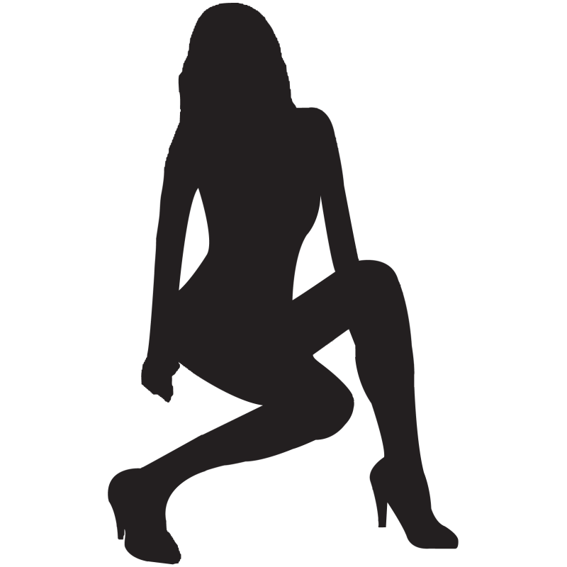 Sticker Silhouette Femme Sexy 67