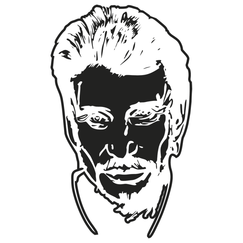 Sticker Johnny Halliday