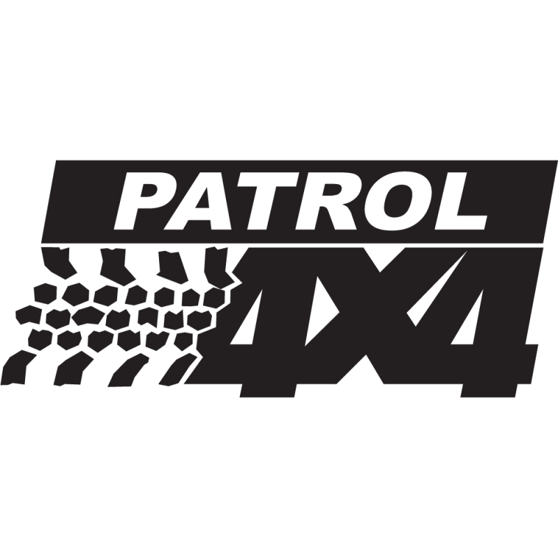 Sticker Logo 4x4 Patrol