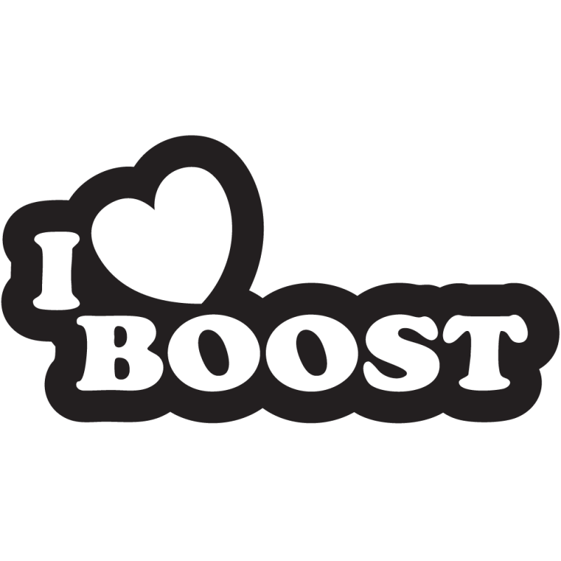 Sticker Jdm I Love Boost