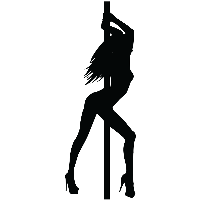 Sticker Silhouette Femme Sexy 32