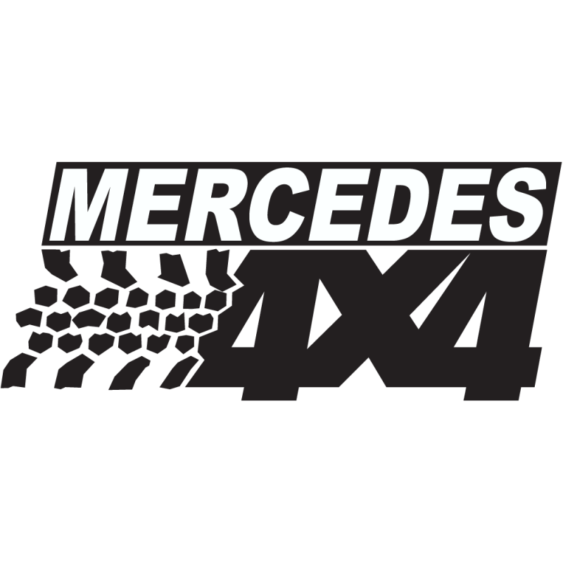 Sticker Logo 4x4 Mercedes