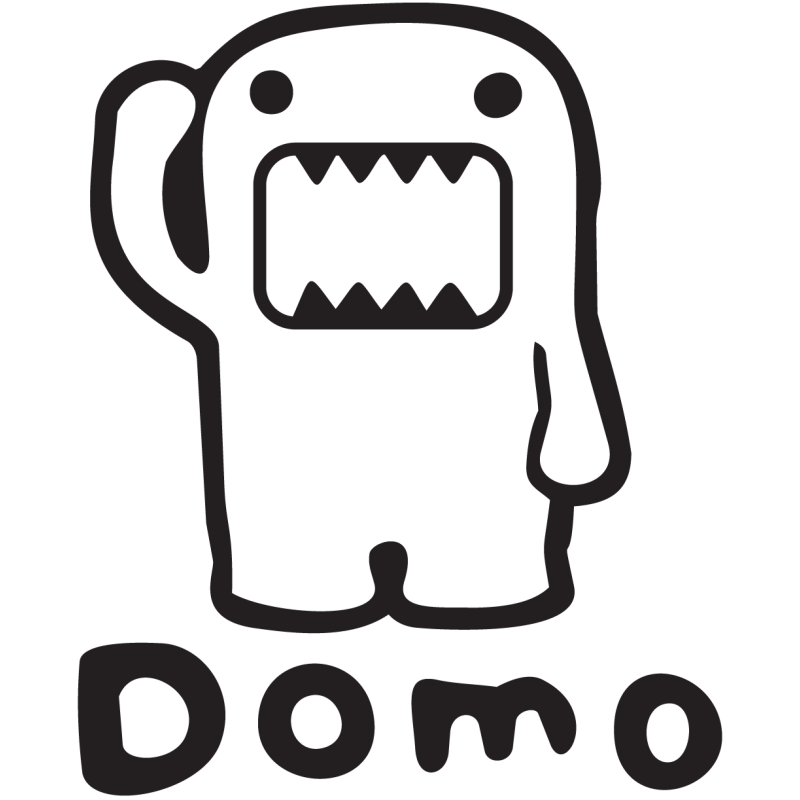 Sticker Jdm Angry Domo