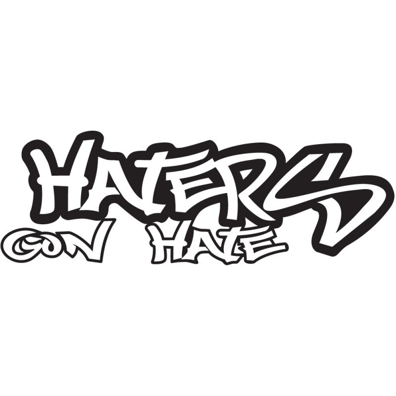 Sticker Jdm Haters Gon Hate