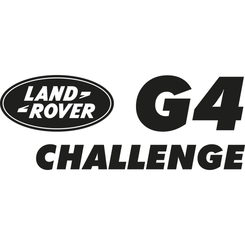 Sticker Land Rover G4 Challenge