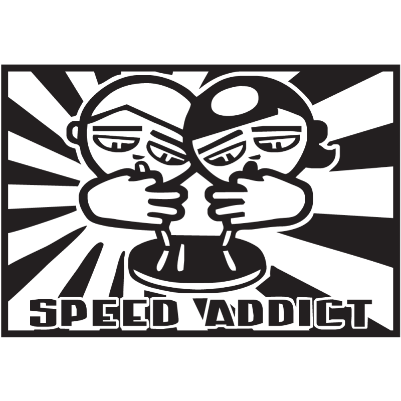 Sticker Jdm Speed Addict