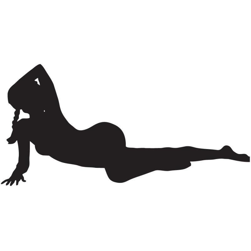 Sticker Silhouette Femme Sexy 37