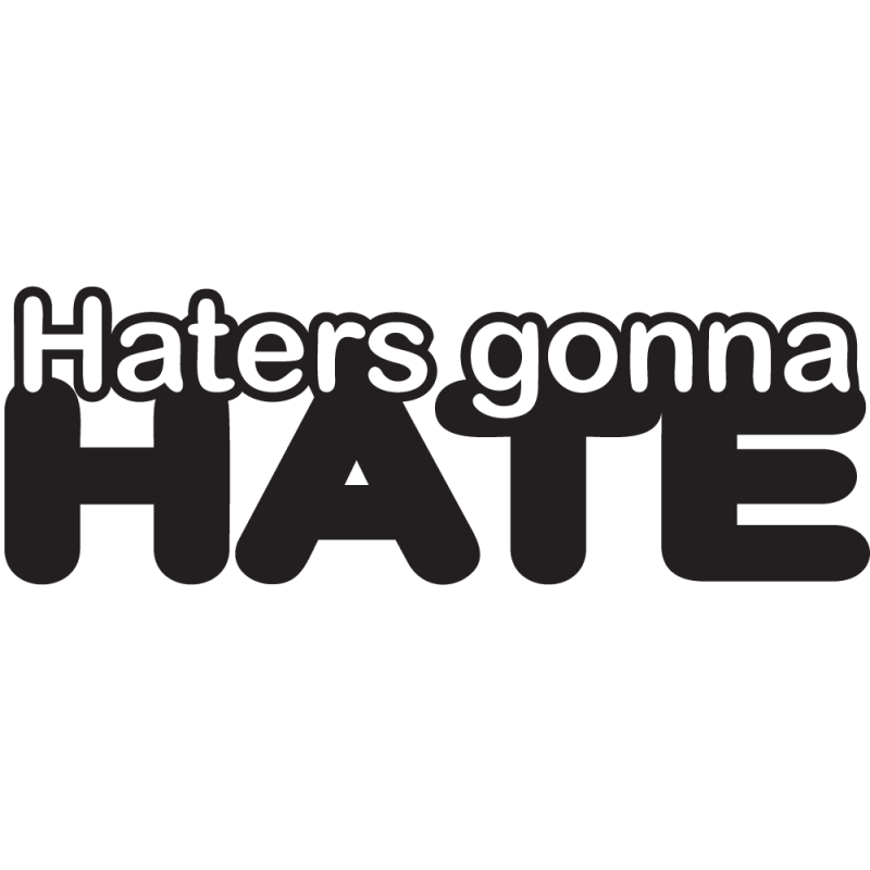 Sticker Jdm Haters Gonna Hate