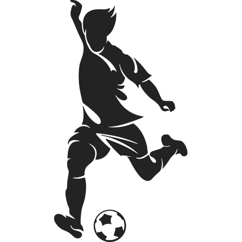 Sticker mural Footballer