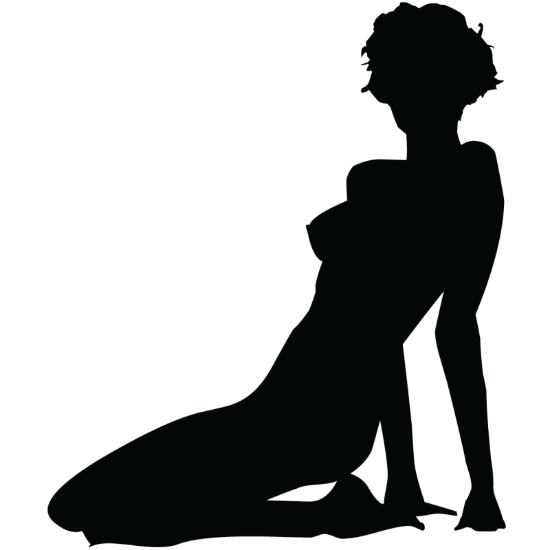 Sticker Silhouette Femme Sexy