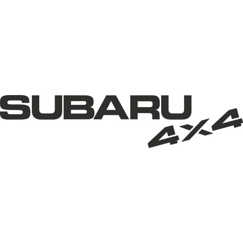 Sticker Subaru Jdm 4x4