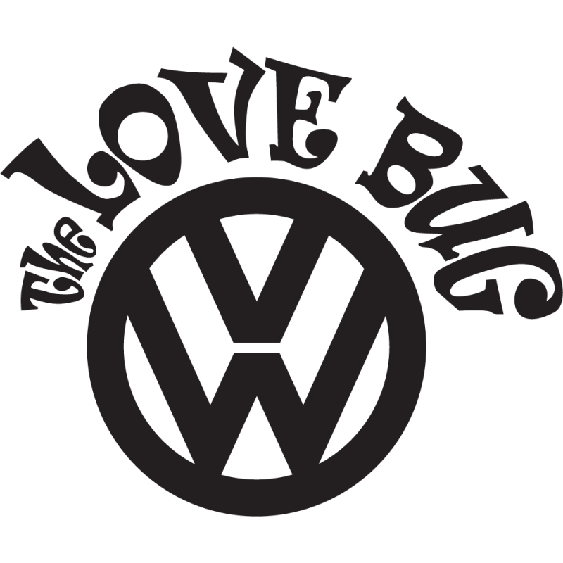 Sticker Jdm Vw The Love Bug