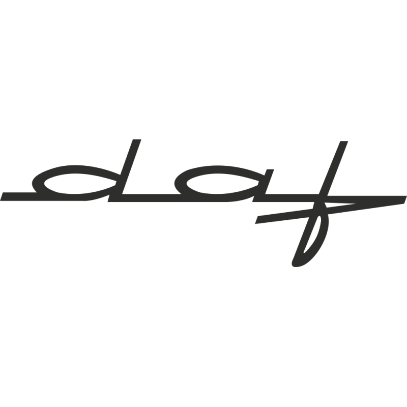 Sticker Daf Signature