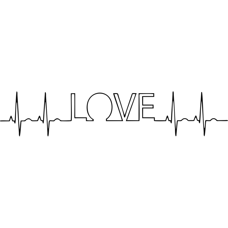 Sticker Love Fre?quence