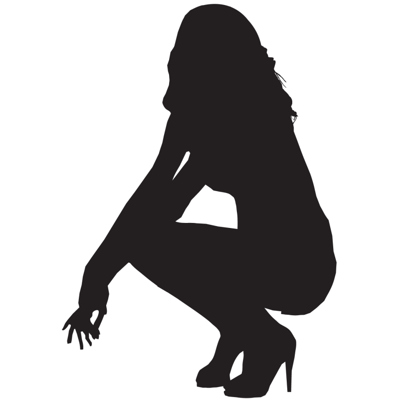 Sticker Silhouette Femme Sexy 50