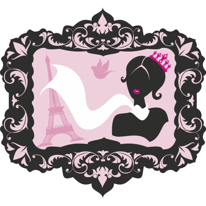 Autocollant Décalcomanie Logo Sugar – Rose, Style Punk/fille, Pour Porte Ou Déco