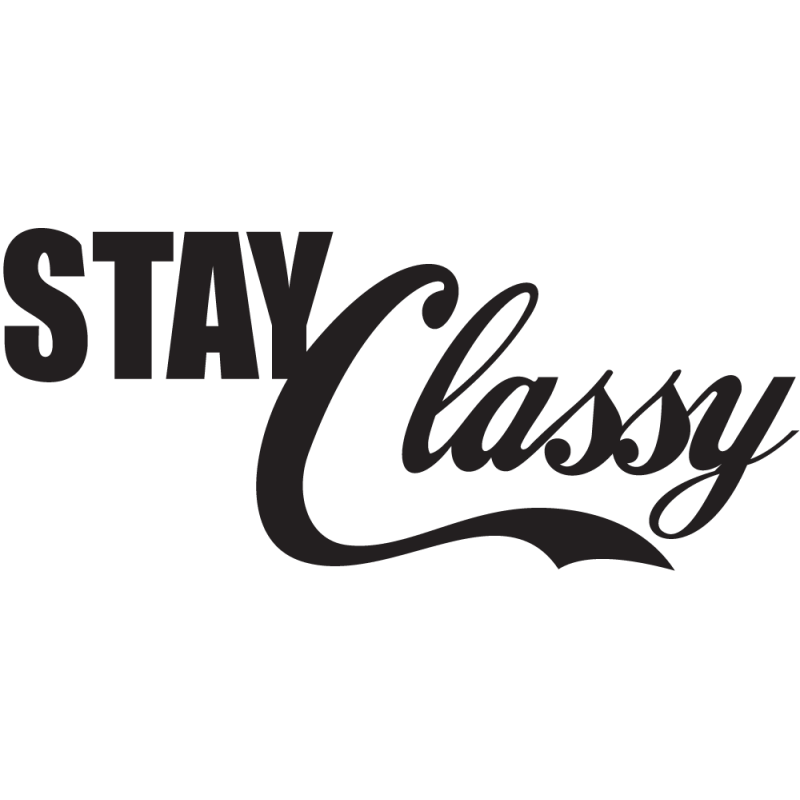 Sticker Jdm Stay Classy