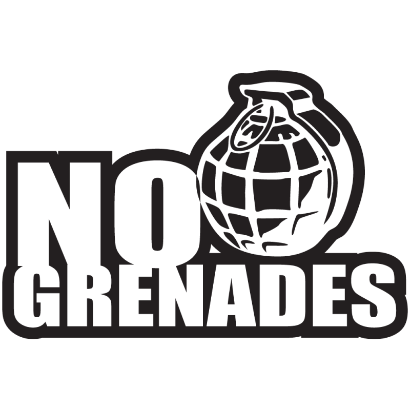 Sticker Jdm No Grenades