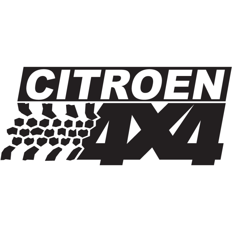 Sticker Logo 4x4 Citroen