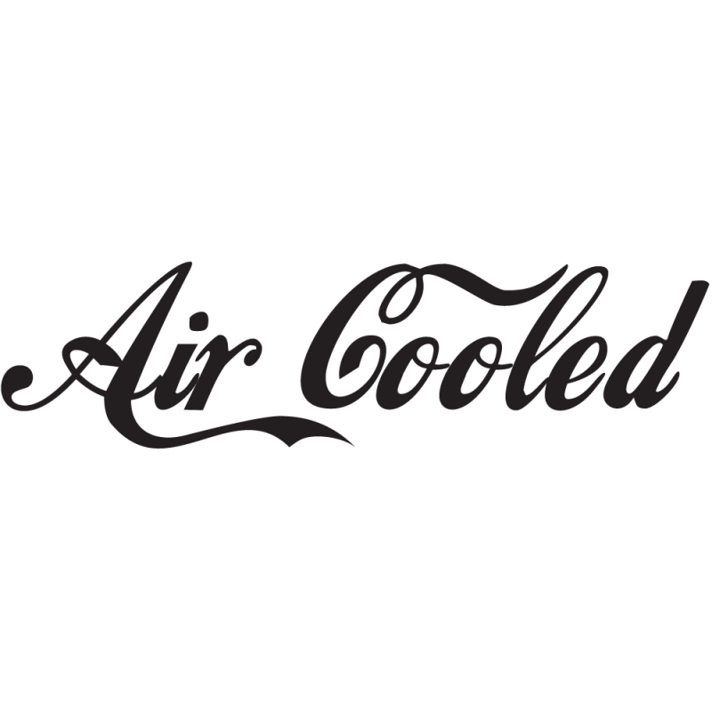 Sticker Jdm Air Cooled