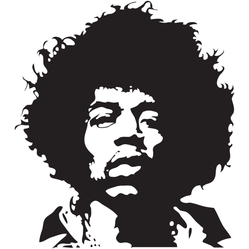 Sticker Jimi Hendrix