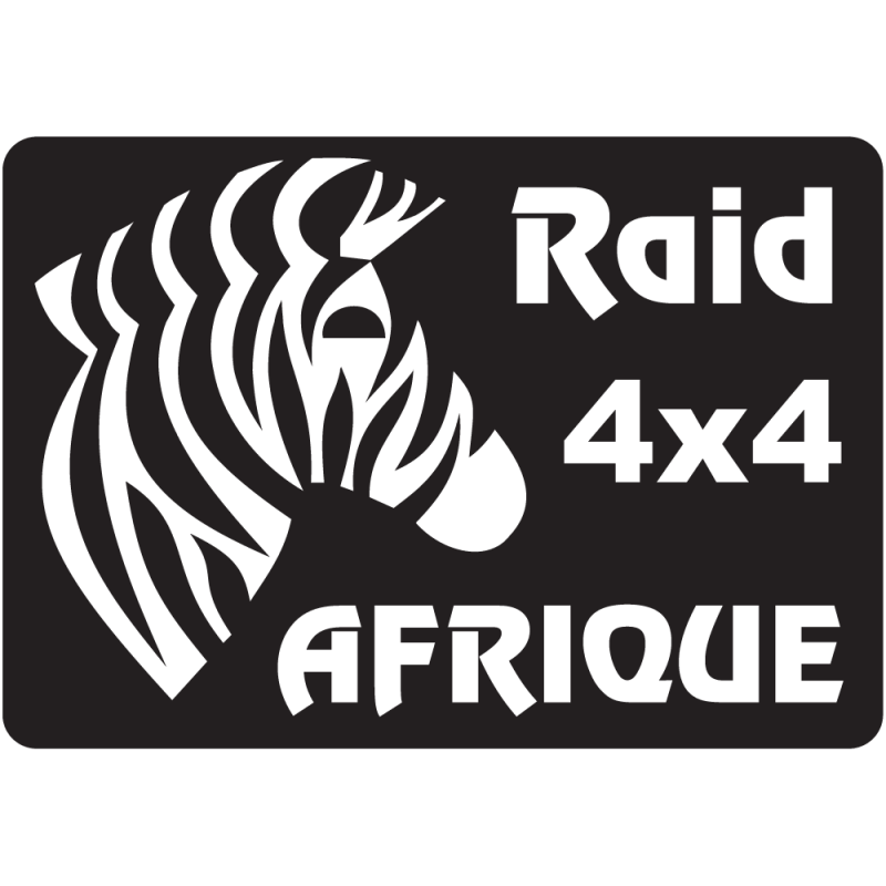 Sticker Raid 4x4 Afrique