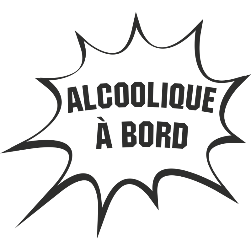Sticker Humour Alcoolique