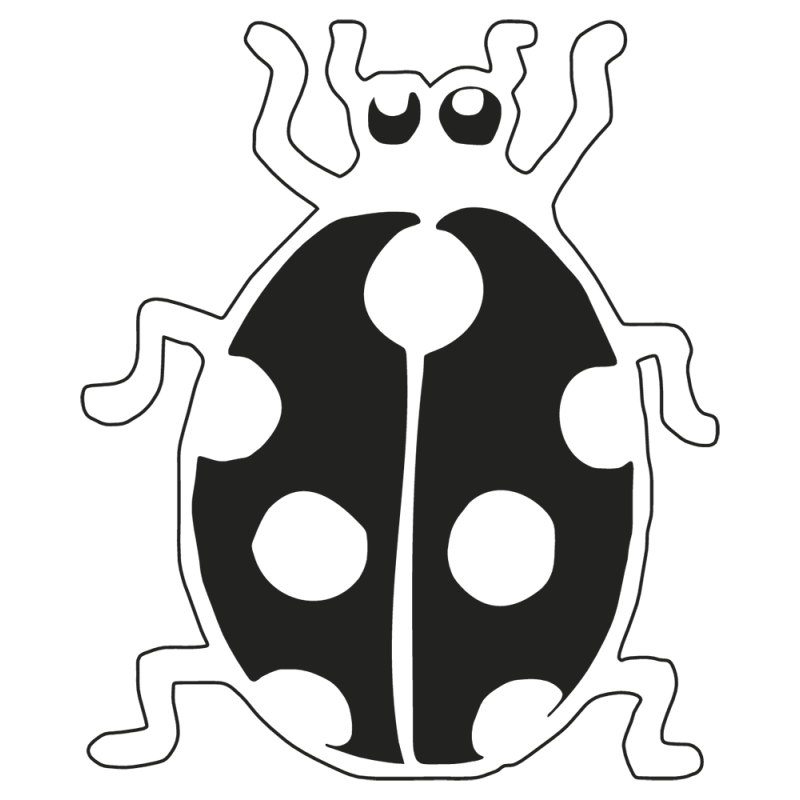 Sticker Coccinelle