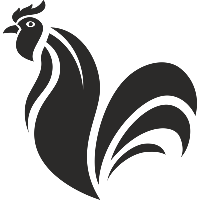 Sticker Ferme Coq 7