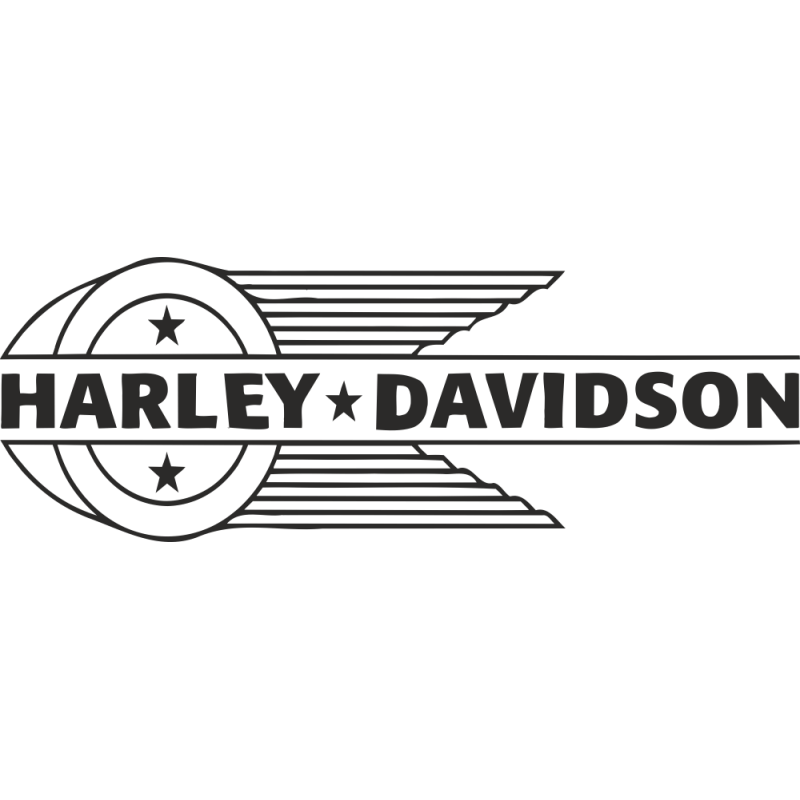 Sticker Harley Davidson 4 Verso