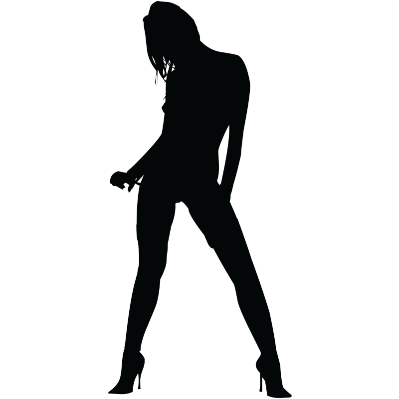 Sticker Silhouette Femme Sexy 20