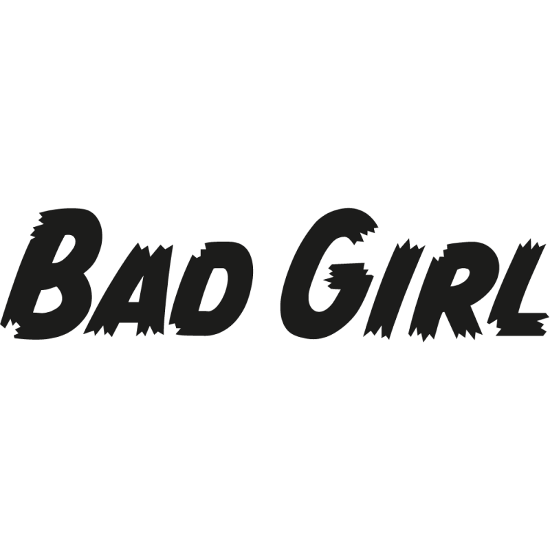 Sticker Bad Girl