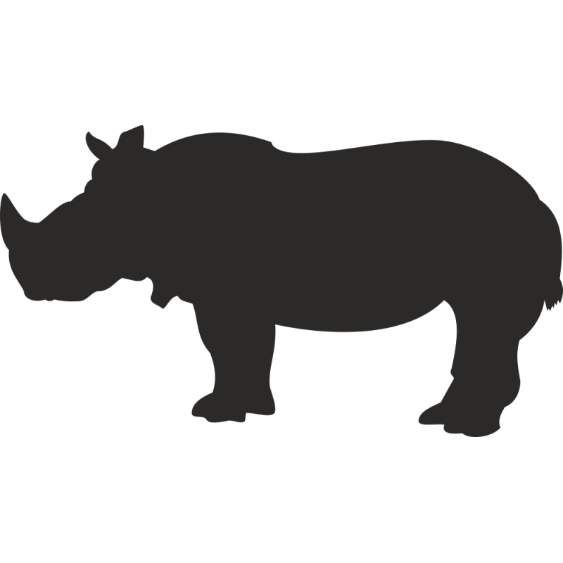 Sticker Rhinocéros