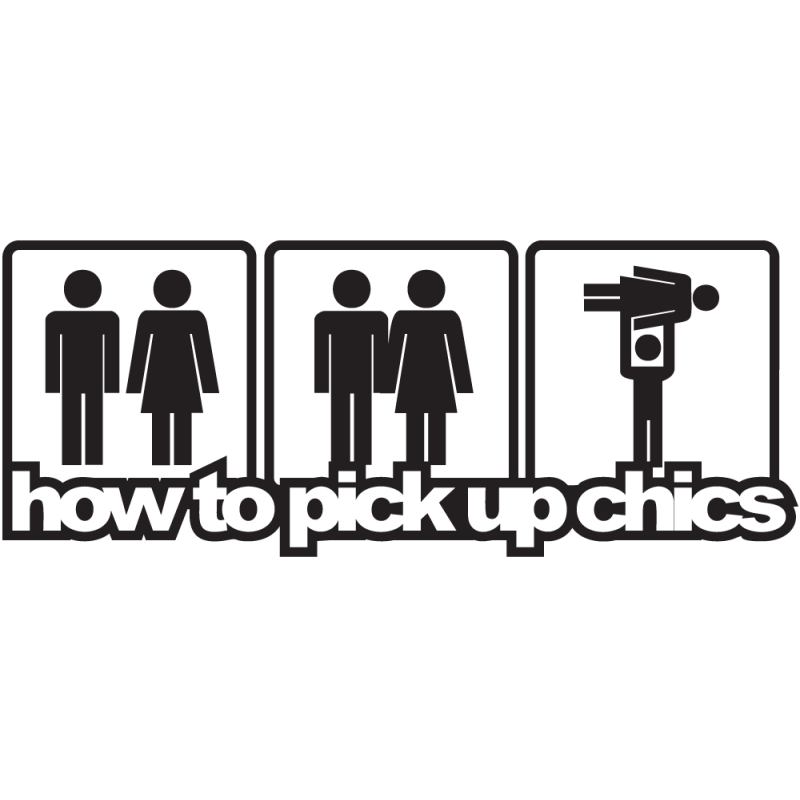Sticker Jdm How To Pick Up Chics