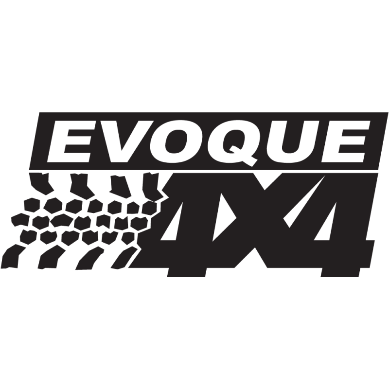 Sticker Logo 4x4 Evoque