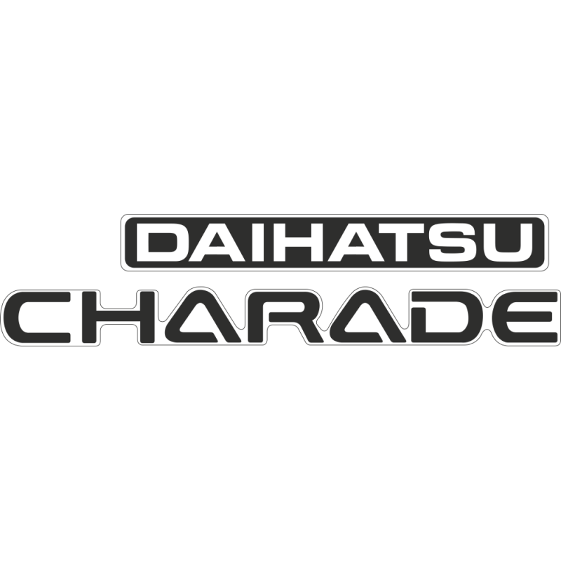 Sticker Daihatsu Charade