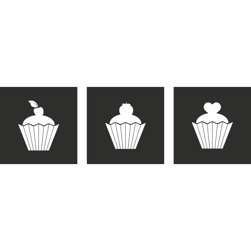 Sticker Cuisine Muffin