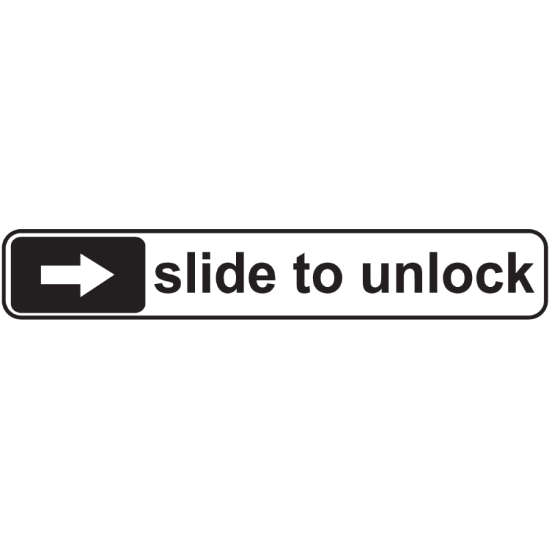 Sticker Jdm Slide To Unlock