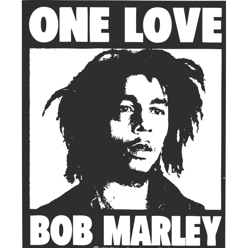 Sticker Bob Marley One Love