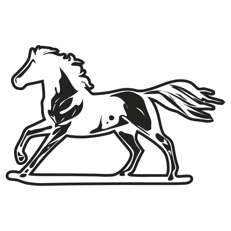 Sticker Chevaux