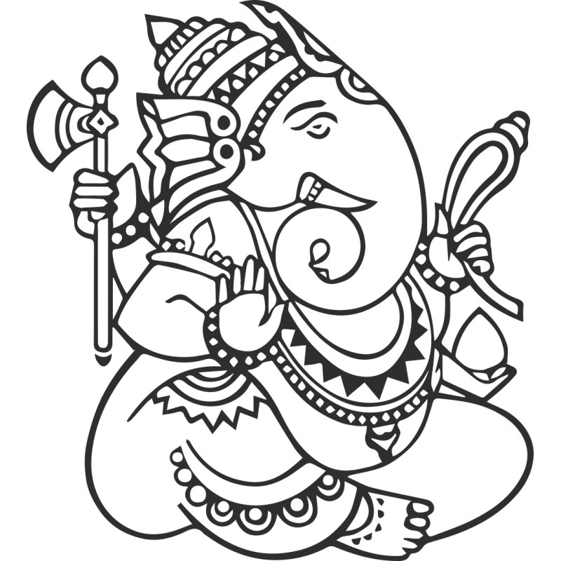 Sticker Symbole Ganesh