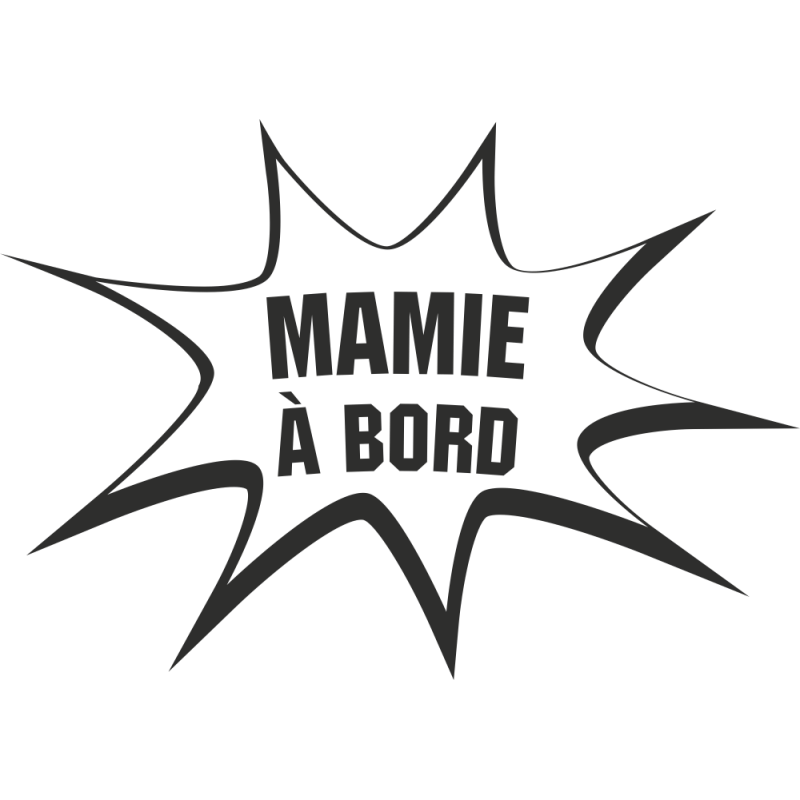 Sticker Humour Mamie