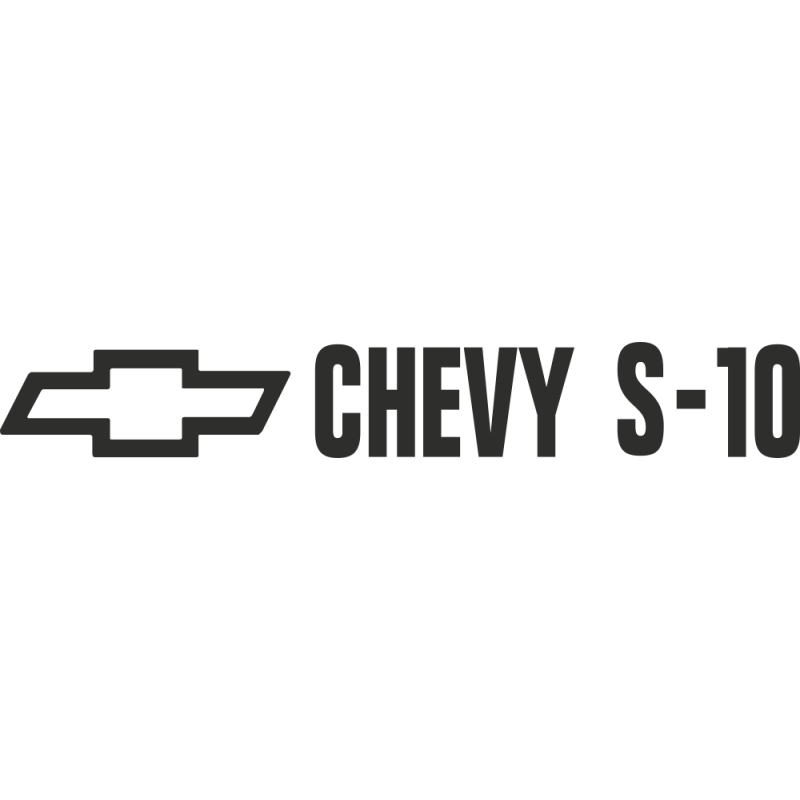 Sticker Chevrolet Trucks S10