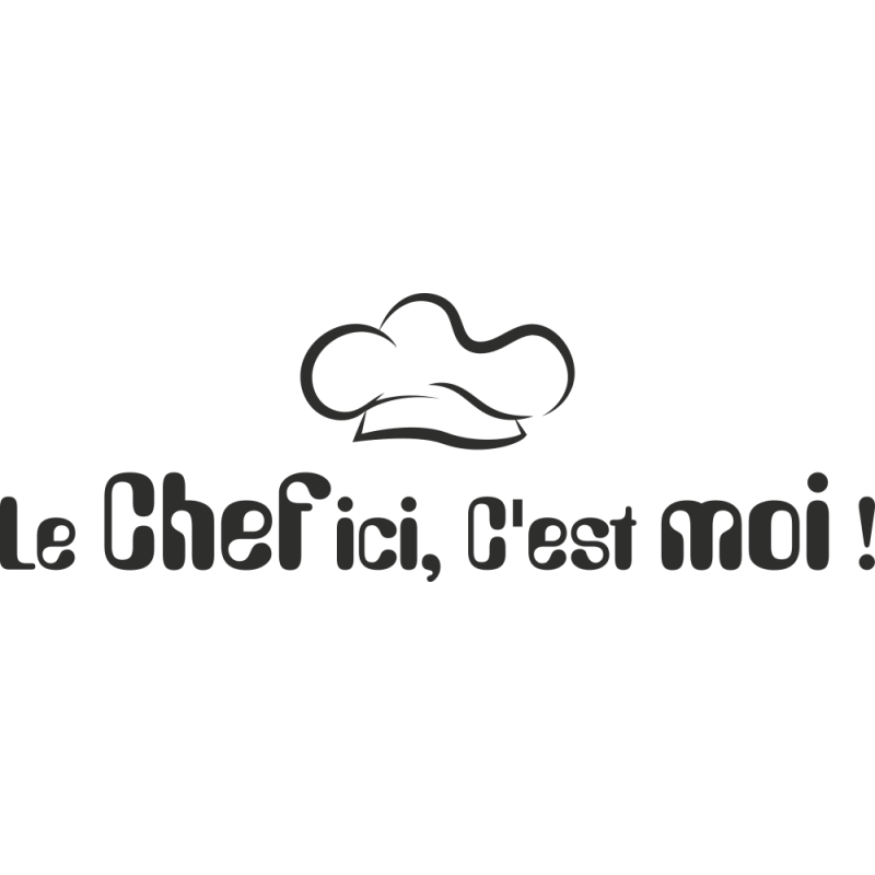 Sticker Cuisine Le Chef