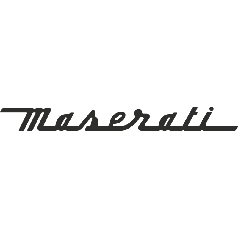 Sticker Maserati Simple