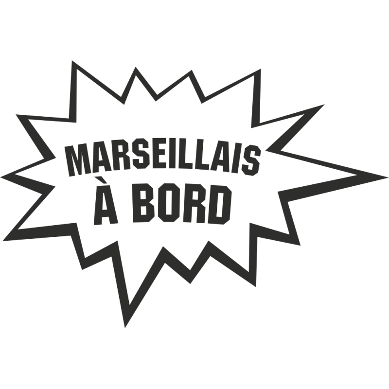 Sticker Humour Marseillais