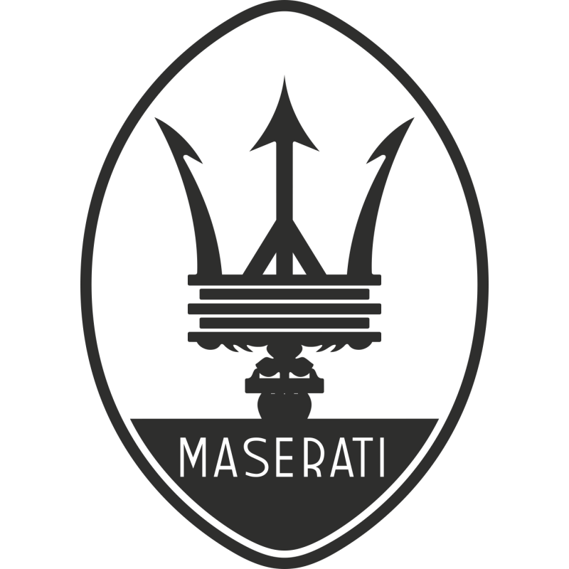 Sticker Maserati Logo