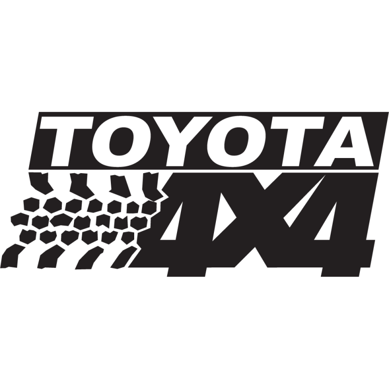 Sticker Logo 4x4 Toyota