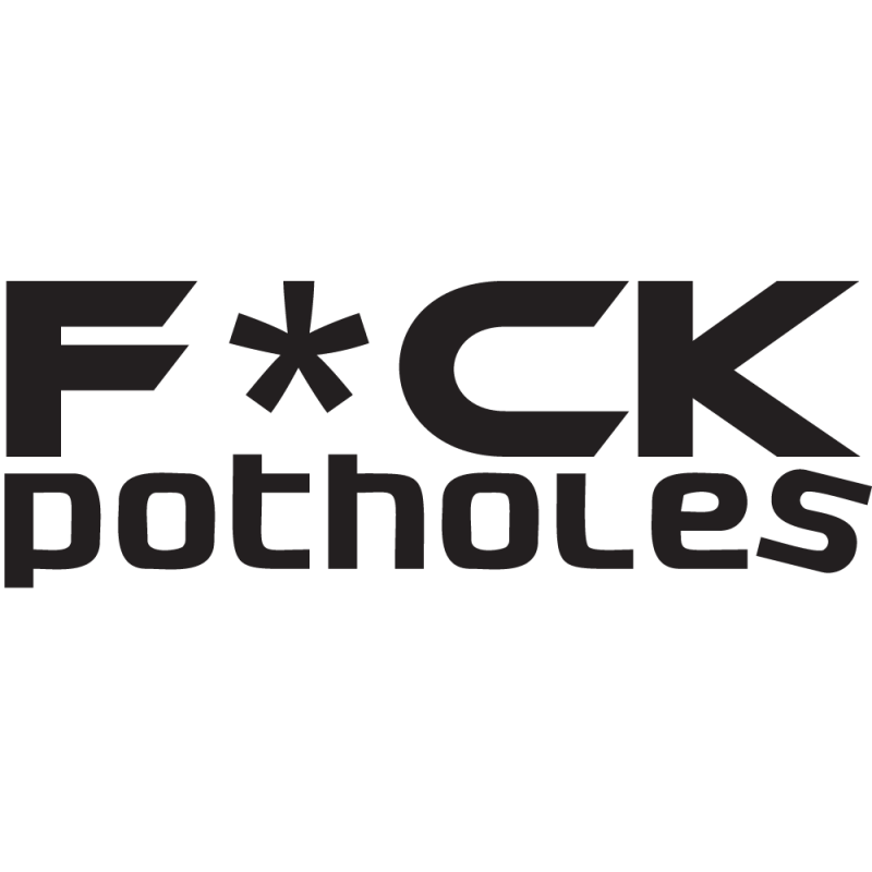 Sticker Jdm Fuck Potholes
