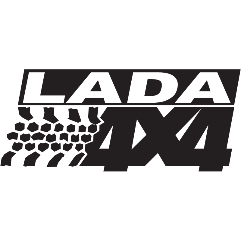 Sticker Logo 4x4 Lada
